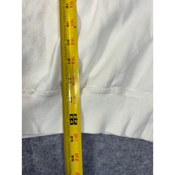 VINTAGE Chaps Ralph Lauren Sweatshirt Mens XL White Pullover Embroidered USA Y2K - Picture 3 of 8